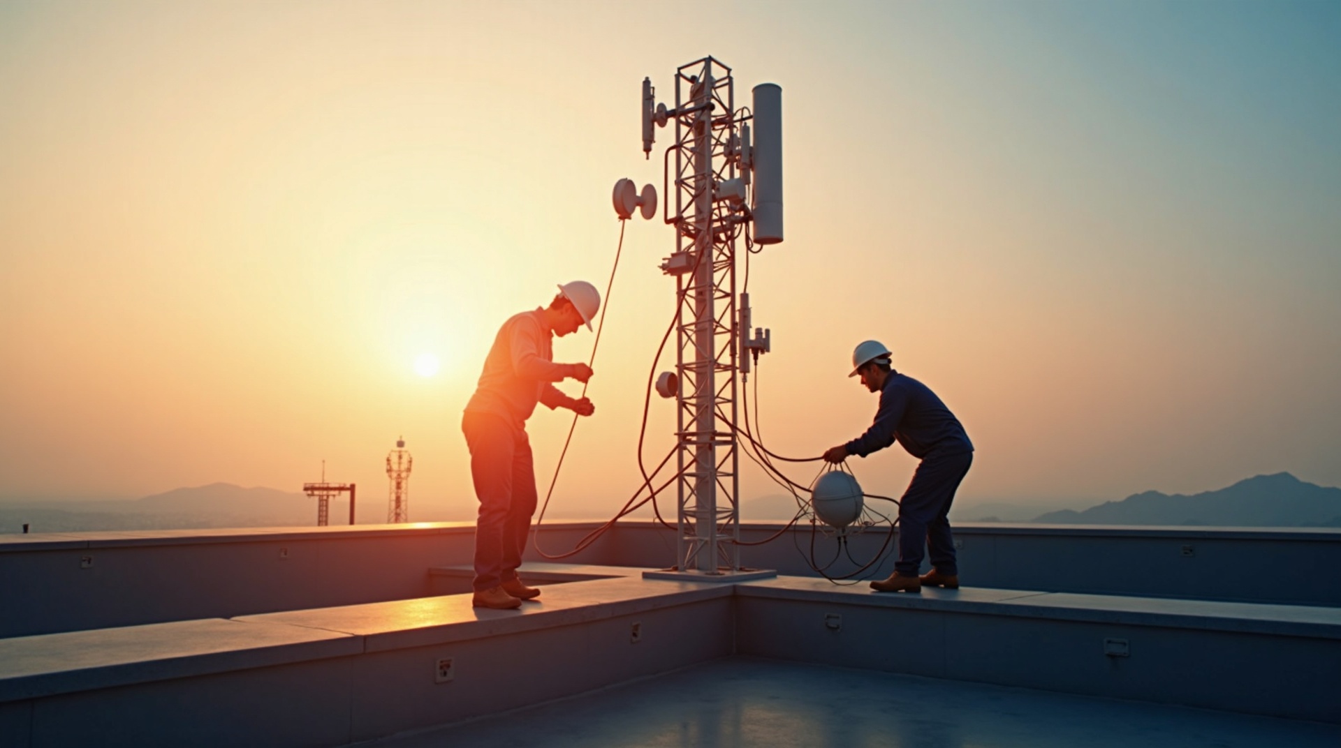 30万局以上の基地局建設・整備の管理実績